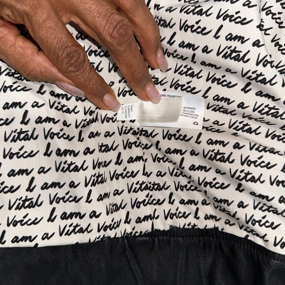 A New Day Women"s Asymmetrical Faux Leather Jacket Size X-Large - Picture 9 of 9